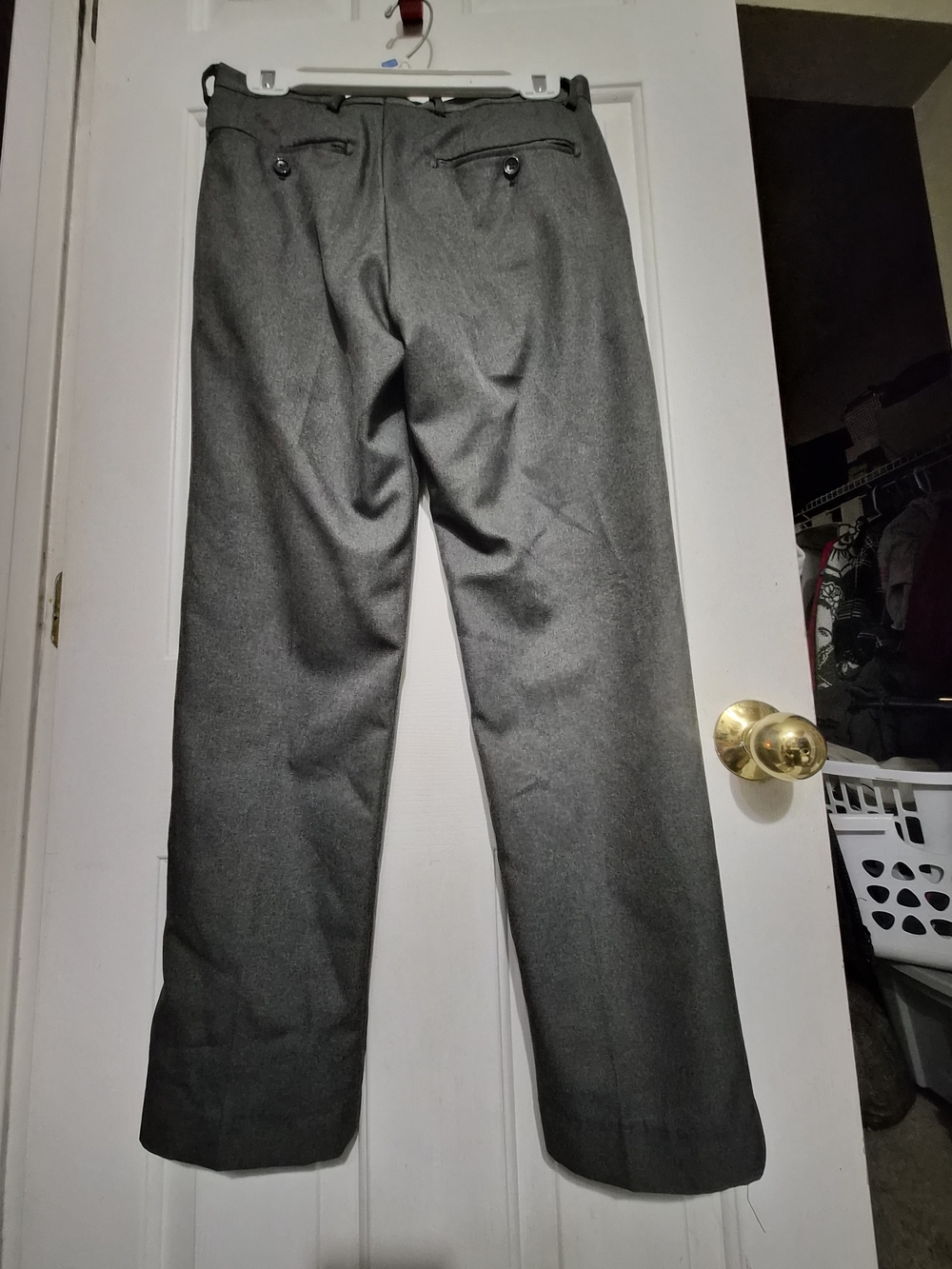 Lucky Brand Men's Straight-Leg Dress Pants - Gray